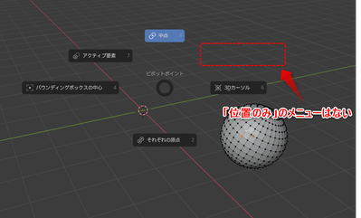 Blender_編集モード_位置のみ