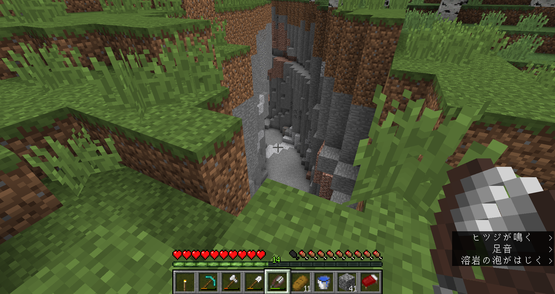 8 渓谷探検 Minecraft とぴとぴ日記