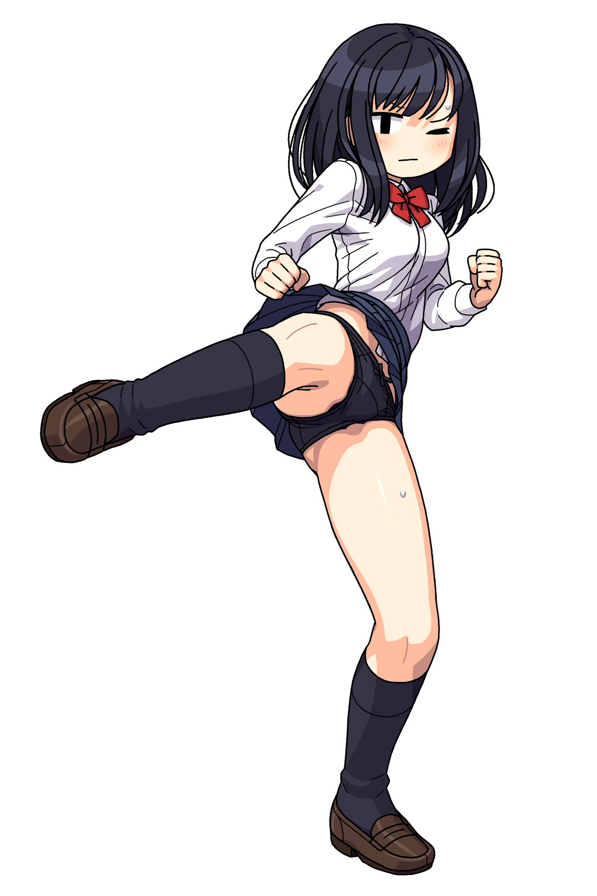 女子高生ぱんちら パンチラキック女子高生さん : たまいれ