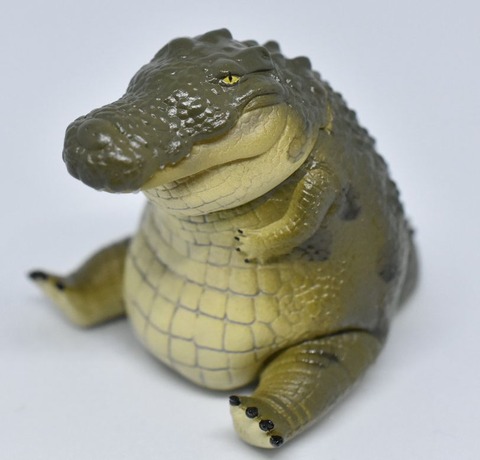 リーベンスタジオ アニマルフィギュアマスコット」ワニ : 五徳の玩具箱