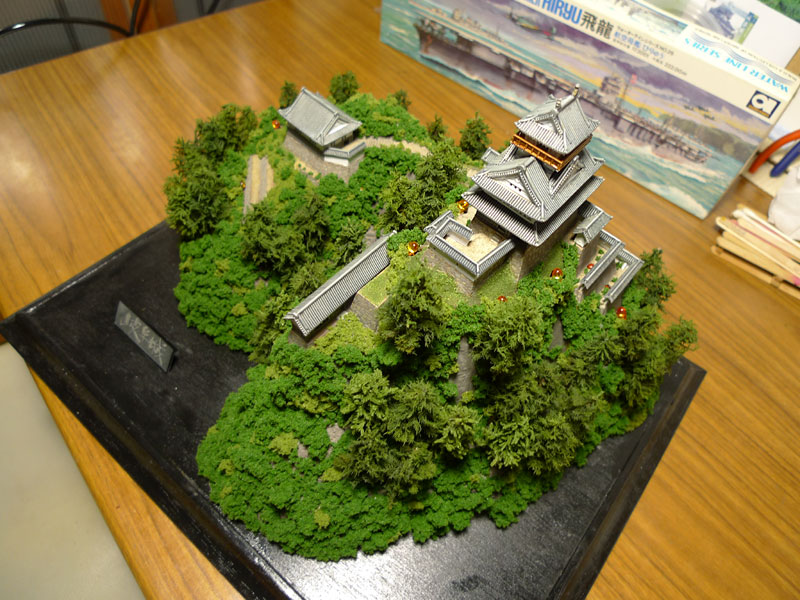 【完成品】岐阜城　童友社 日本の名城プラモデル スタンダード版 岐阜城 – 名城・伝統美