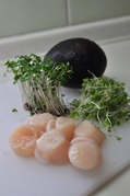 帆立とアボカドのカクテル-材料
