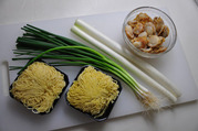 ボイルホタテの中華和え麺-材料
