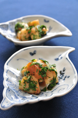 ホタテ貝柱の木の芽和え