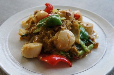 Recipe60：ホタテ貝柱のタイ風卵とじ