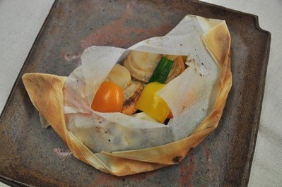 Recipe45：紙包帆立