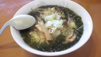 道の駅「よこはま」菜の花プラザのホタテ塩ラーメン