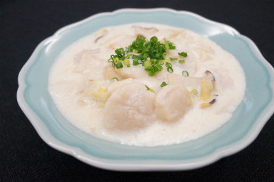 ホタテ貝柱のクリーム煮