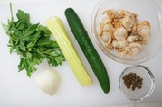 ベビーホタテサラダ - 材料