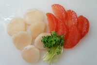 帆立とグレープフルーツのサラダ仕立て-