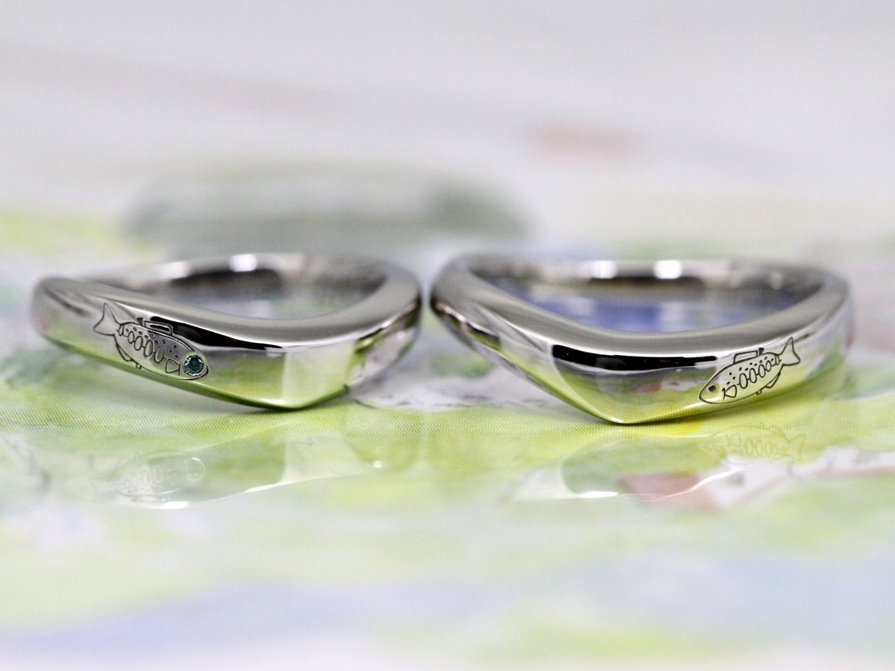 手作り結婚指輪 青い目の魚 手作り指輪の専門店 アトリエ フランシスカ の製作日記