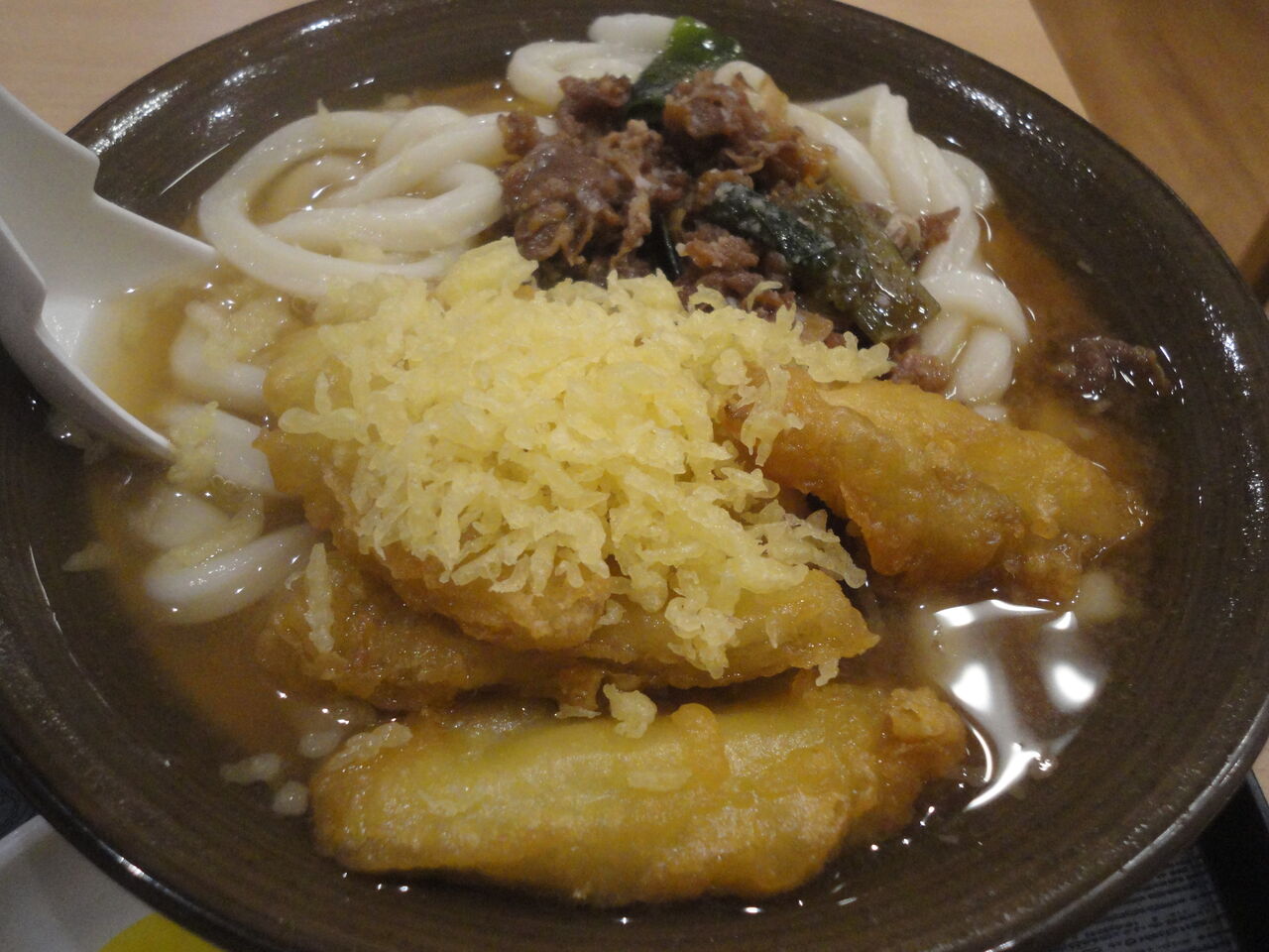 牧のうどん 期待外れ 肉ごぼううどん かしわごはん 博多バスターミナル店 耽溺 マサ青木の美食とクルマ