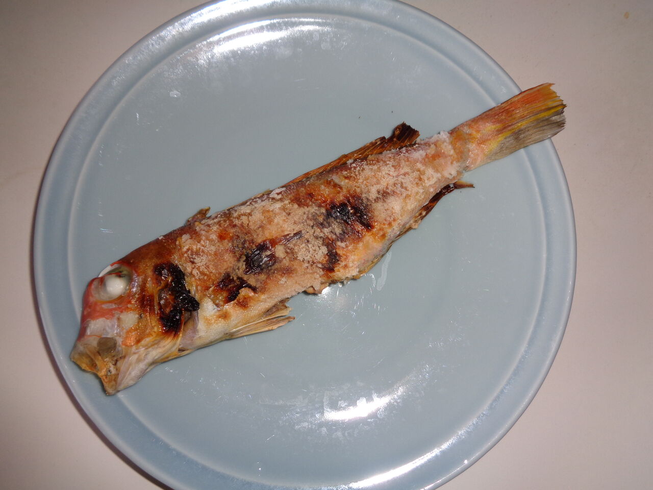 甘鯛の塩焼き うまい ふんわり軽やか甘い身 マサ料理 耽溺 マサ青木の美食とクルマ