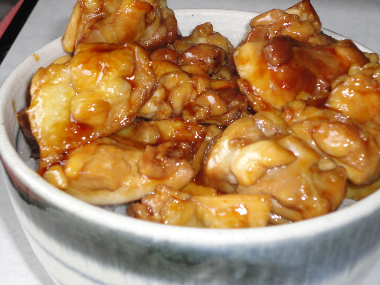 鶏照り焼き丼 マサ料理 耽溺 マサ青木の美食とクルマ 鶏照り焼き丼 マサ料理 耽溺 マサ青木の美食とクルマ