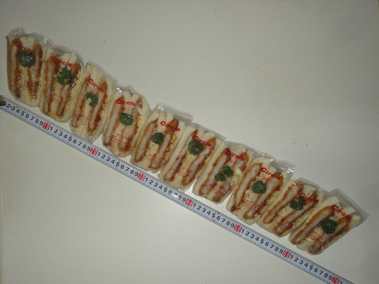 サークルサンドイッチ１０個カツサンド うまい サクッ 重厚 しっとり ７個で終了 耽溺 マサ青木の美食とクルマ