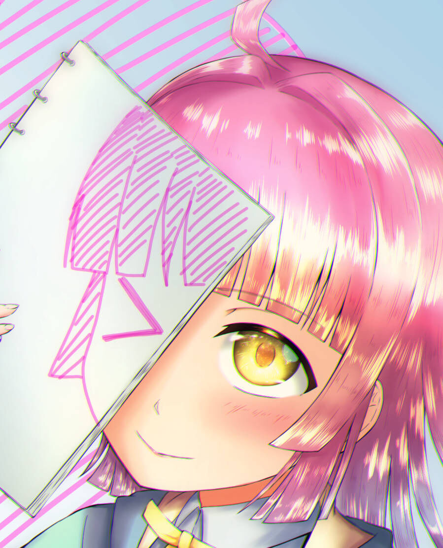 天王寺璃奈生誕祭記念イラスト描きました イラストで食って生きたい