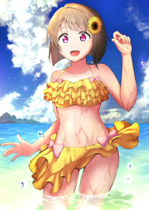水着かすみん1