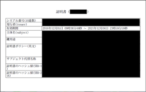 電子証明書