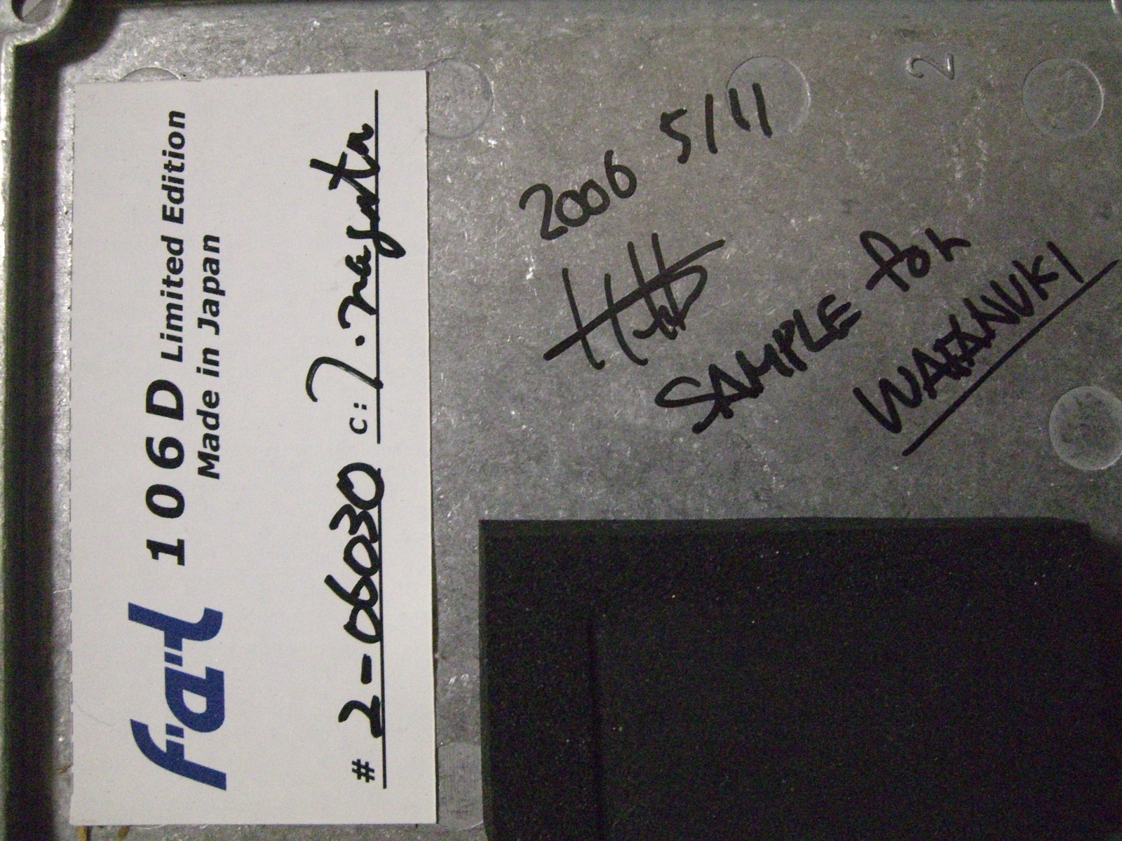 FAT 106D 松本隆弘 オーバードライブ ブースター FAT 106D 松本隆弘