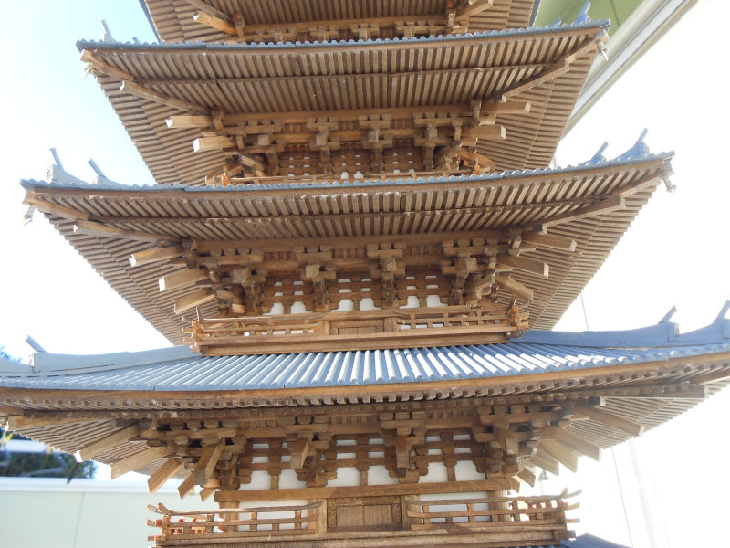 興福寺 五重塔(ウッディジョー)完成⑨ : ペーパークラフト三昧 興福寺 五重塔(ウッディジョー)完成⑨ : ペーパークラフト三昧