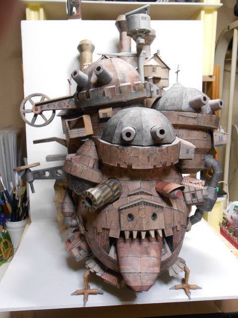 ハウルの動く城(講談社版) : ペーパークラフト三昧＋模型