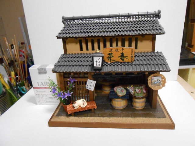 京都の漬物屋 ペーパークラフト三昧 模型