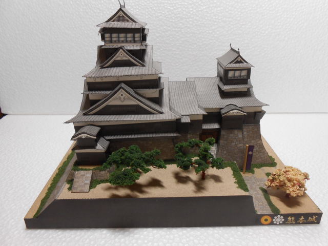 熊本城+宇土櫓:ペーパークラフト三昧+模型
