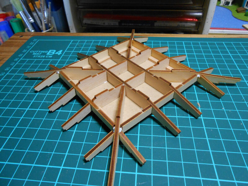 瑠璃光寺五重塔(ウッディジョー)① : ペーパークラフト三昧+模型 瑠璃光寺五重塔(ウッディジョー)① : ペーパークラフト三昧+模型