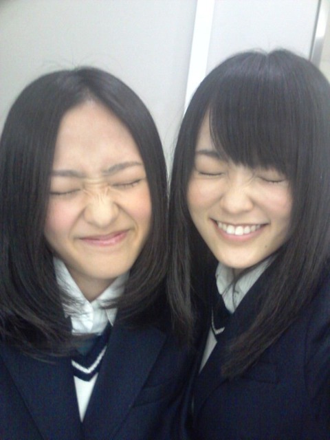 魚眼レンズ美人♪【NMB48/小谷里歩、山本彩&小笠原茉由】