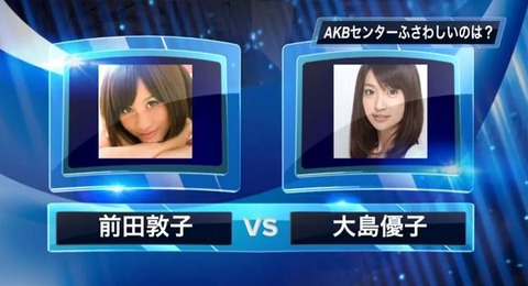 幻の第4回総選挙、前田敦子VS大島優子を渋谷で調査※動画【AKB48G】