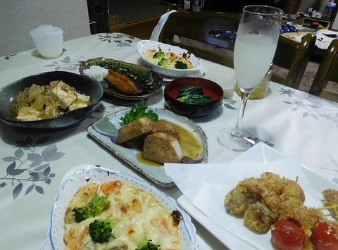 7月28日の夕食