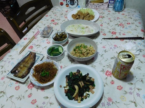 10月26日の夕食