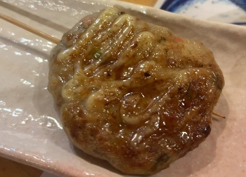 ホッケのつくね串