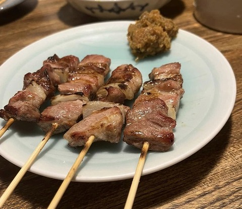 精肉カラシ味噌