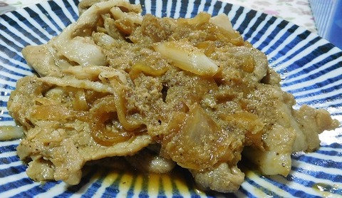 豚肉の玉ねぎ焼き