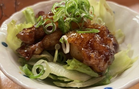 ホルモンたれ焼き