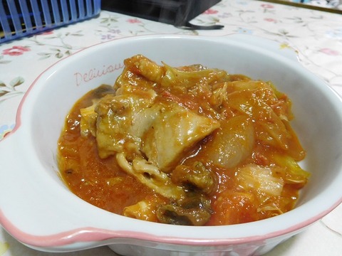 チキンと茄子のトマト煮