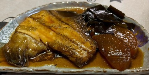 鰈の煮つけ