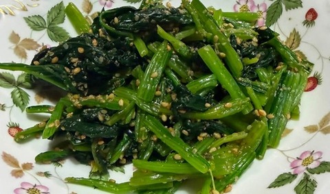 ほうれん草の胡麻和え