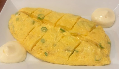 ネギ入玉子焼き