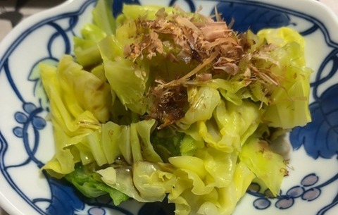 キャベツのお浸し