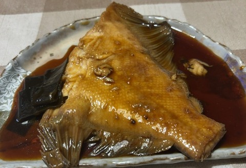 鰈の煮つけ