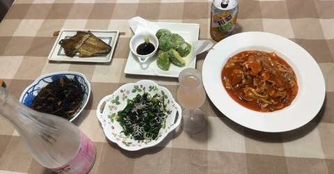 10月29日の夕食