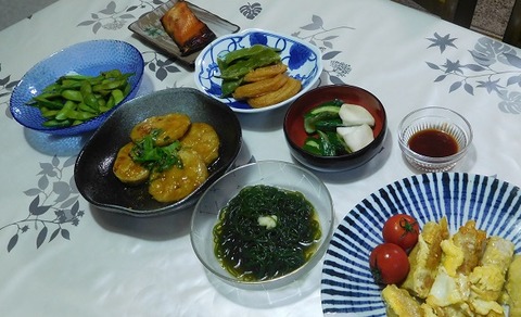 7月31日の夕食