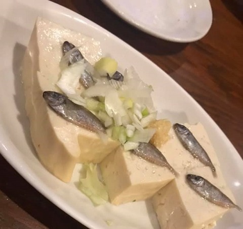 スクガラス豆腐