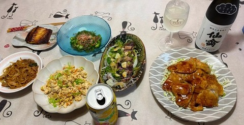 7月28日の夕食