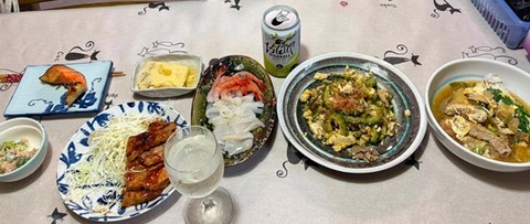 ８月4日の夕食