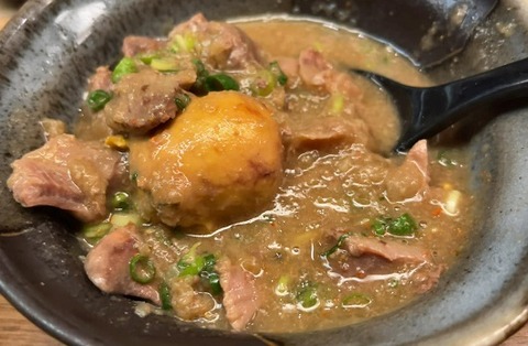 鳥もつ煮
