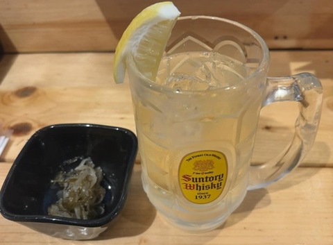 ハイボール&松前漬け