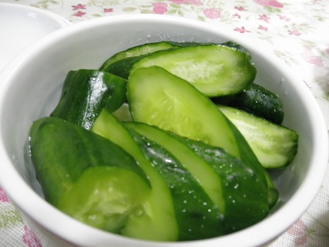 きゅうりの糠漬け